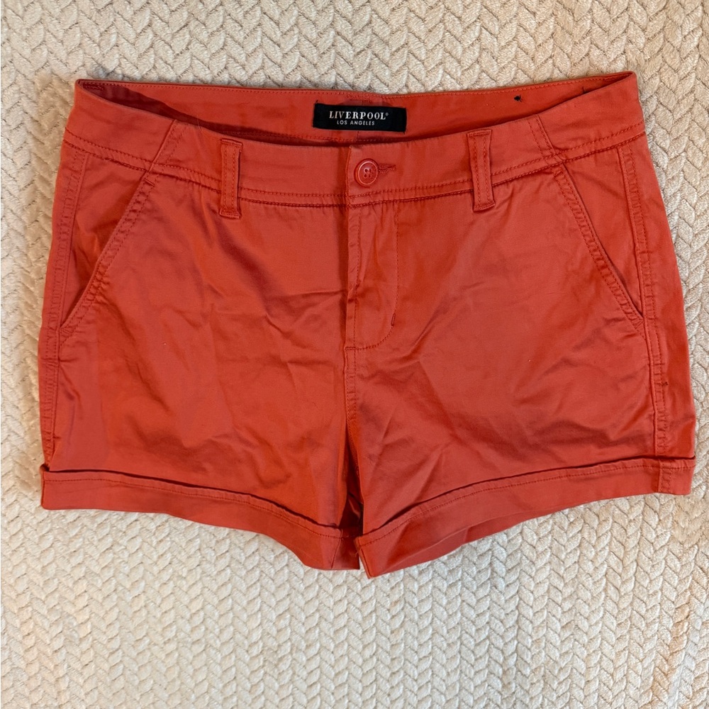 Liverpool Women's Vibrant Coral Shorts